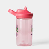 MODERNE BEARBEITBARE, EINFACHE PINK-BILDTEXTVORLAG TRINKFLASCHE (rechts)