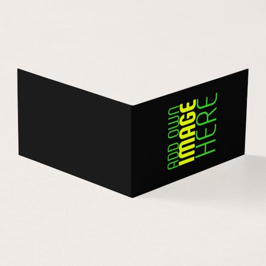 MODERNE BEARBEITBARE, EINFACHE TEMPLATE FÜR SCHWAR (Vorderseite)