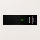 MODERNE BEARBEITBARE, EINFACHE TEMPLATE FÜR SCHWAR (Innenseite Aufgefaltet)