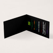 MODERNE BEARBEITBARE, EINFACHE TEMPLATE FÜR SCHWAR (Innenseite)