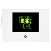 MODERNE BEARBEITBARE, EINFACHE TEMPLATE FÜR SCHWAR (Rückseite Horizontal)