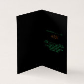 MODERNE BEARBEITBARE, EINFACHE TEMPLATE FÜR SCHWAR (Innenseite)