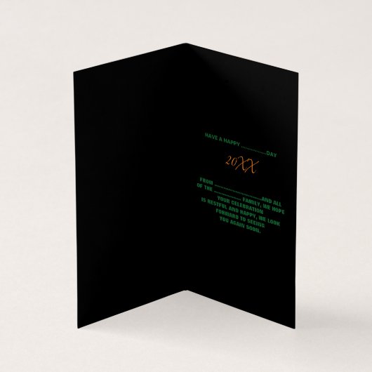 MODERNE BEARBEITBARE, EINFACHE TEMPLATE FÜR SCHWAR (Innenseite)