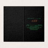 MODERNE BEARBEITBARE, EINFACHE TEMPLATE FÜR SCHWAR (Innenseite Aufgefaltet)