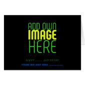 MODERNE BEARBEITBARE, EINFACHE TEMPLATE FÜR SCHWAR (Vorderseite (Horizontal))