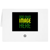 MODERNE BEARBEITBARE, EINFACHE TEMPLATE FÜR SCHWAR (Rückseite Horizontal)