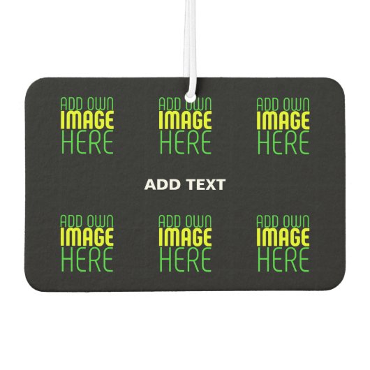 MODERNE BEARBEITBARE, EINFACHE TEMPLATE FÜR SCHWAR AUTOLUFTERFRISCHER (Vorderseite)