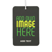 MODERNE BEARBEITBARE, EINFACHE TEMPLATE FÜR SCHWAR AUTOLUFTERFRISCHER (Vorderseite)