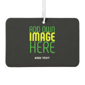 MODERNE BEARBEITBARE, EINFACHE TEMPLATE FÜR SCHWAR AUTOLUFTERFRISCHER (Rückseite)