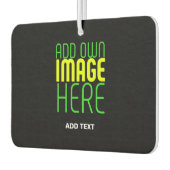 MODERNE BEARBEITBARE, EINFACHE TEMPLATE FÜR SCHWAR AUTOLUFTERFRISCHER (Links)