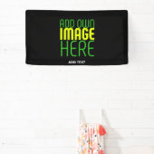 MODERNE BEARBEITBARE, EINFACHE TEMPLATE FÜR SCHWAR BANNER (InSitu)