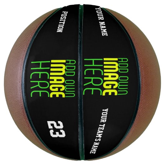 MODERNE BEARBEITBARE, EINFACHE TEMPLATE FÜR SCHWAR BASKETBALL (Vertikal)