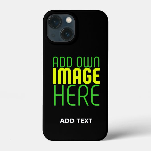 MODERNE BEARBEITBARE, EINFACHE TEMPLATE FÜR SCHWAR Case-Mate iPhone HÜLLE (Rückseite)