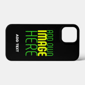MODERNE BEARBEITBARE, EINFACHE TEMPLATE FÜR SCHWAR Case-Mate iPhone HÜLLE (Rückseite (Horizontal))