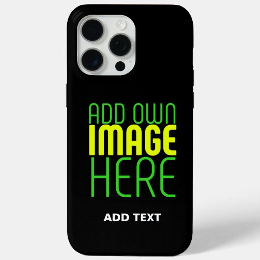 MODERNE BEARBEITBARE, EINFACHE TEMPLATE FÜR SCHWAR Case-Mate iPhone HÜLLE (Rückseite)