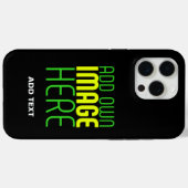 MODERNE BEARBEITBARE, EINFACHE TEMPLATE FÜR SCHWAR Case-Mate iPhone HÜLLE (Rückseite (Horizontal))
