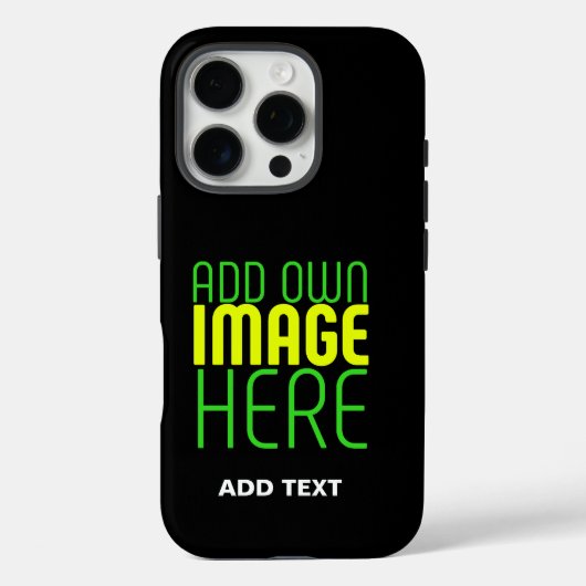 MODERNE BEARBEITBARE, EINFACHE TEMPLATE FÜR SCHWAR Case-Mate iPhone HÜLLE (Rückseite)