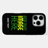 MODERNE BEARBEITBARE, EINFACHE TEMPLATE FÜR SCHWAR Case-Mate iPhone HÜLLE (Rückseite (Horizontal))