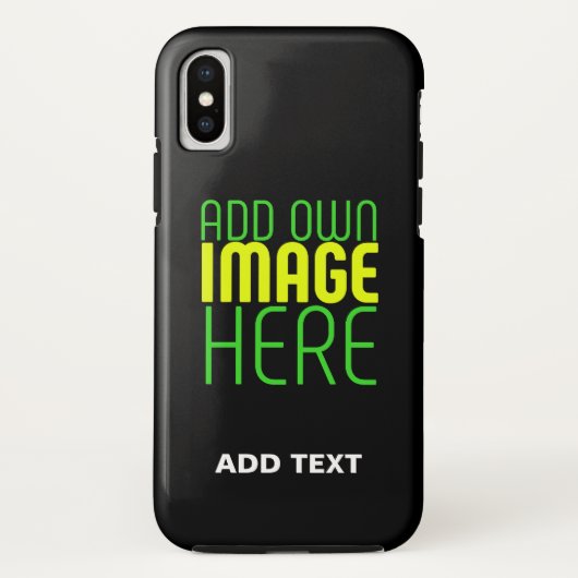 MODERNE BEARBEITBARE, EINFACHE TEMPLATE FÜR SCHWAR Case-Mate iPhone HÜLLE (Rückseite)