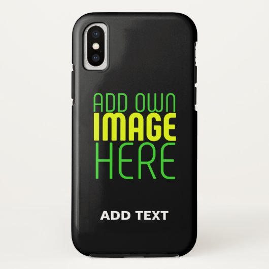 MODERNE BEARBEITBARE, EINFACHE TEMPLATE FÜR SCHWAR Case-Mate iPhone HÜLLE (Rückseite)