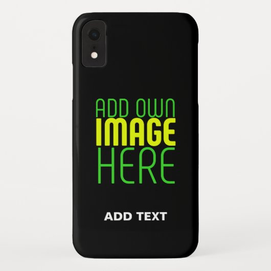 MODERNE BEARBEITBARE, EINFACHE TEMPLATE FÜR SCHWAR Case-Mate iPhone HÜLLE (Rückseite)