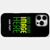 MODERNE BEARBEITBARE, EINFACHE TEMPLATE FÜR SCHWAR Case-Mate iPhone HÜLLE (Rückseite (Horizontal))