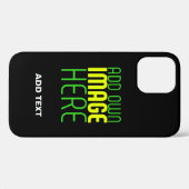MODERNE BEARBEITBARE, EINFACHE TEMPLATE FÜR SCHWAR Case-Mate iPhone HÜLLE (Rückseite (Horizontal))