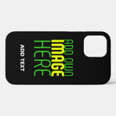 MODERNE BEARBEITBARE, EINFACHE TEMPLATE FÜR SCHWAR Case-Mate iPhone HÜLLE (Rückseite (Horizontal))