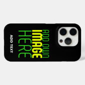 MODERNE BEARBEITBARE, EINFACHE TEMPLATE FÜR SCHWAR Case-Mate iPhone HÜLLE (Rückseite (Horizontal))