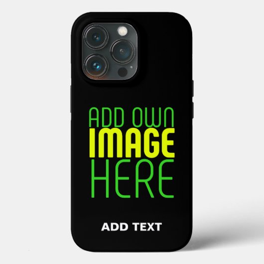MODERNE BEARBEITBARE, EINFACHE TEMPLATE FÜR SCHWAR Case-Mate iPhone HÜLLE (Rückseite)
