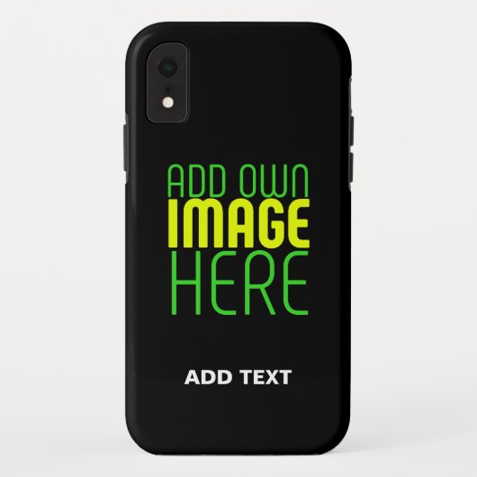 MODERNE BEARBEITBARE, EINFACHE TEMPLATE FÜR SCHWAR Case-Mate iPhone HÜLLE (Rückseite)