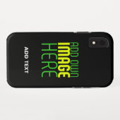 MODERNE BEARBEITBARE, EINFACHE TEMPLATE FÜR SCHWAR Case-Mate iPhone HÜLLE (Rückseite (Horizontal))