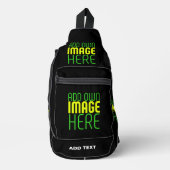 MODERNE BEARBEITBARE, EINFACHE TEMPLATE FÜR SCHWAR CROSSBODY BAG (Vorderseite)