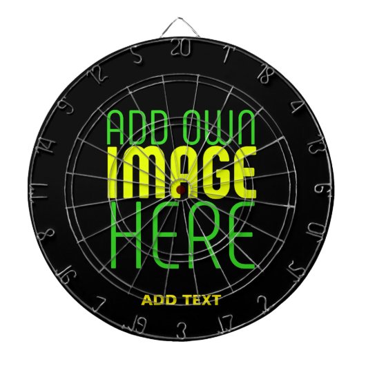 MODERNE BEARBEITBARE, EINFACHE TEMPLATE FÜR SCHWAR DARTSCHEIBE (vorne)