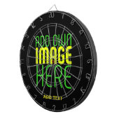 MODERNE BEARBEITBARE, EINFACHE TEMPLATE FÜR SCHWAR DARTSCHEIBE (Vorderseite rechts)