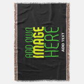 MODERNE BEARBEITBARE, EINFACHE TEMPLATE FÜR SCHWAR DECKE (Vorderseite Vertikal)