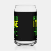 MODERNE BEARBEITBARE, EINFACHE TEMPLATE FÜR SCHWAR DOSENGLAS (Links)