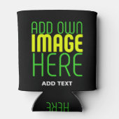 MODERNE BEARBEITBARE, EINFACHE TEMPLATE FÜR SCHWAR DOSENKÜHLER (Rückseite)