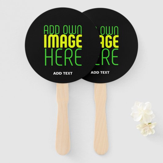 MODERNE BEARBEITBARE, EINFACHE TEMPLATE FÜR SCHWAR FÄCHER (Vorne und Hinten)