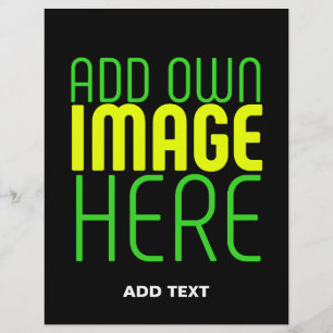 MODERNE BEARBEITBARE, EINFACHE TEMPLATE FÜR SCHWAR FLYER