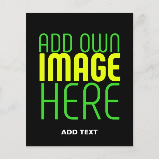 MODERNE BEARBEITBARE, EINFACHE TEMPLATE FÜR SCHWAR FLYER (Vorne)