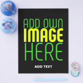 MODERNE BEARBEITBARE, EINFACHE TEMPLATE FÜR SCHWAR FLYER (Einzeln)