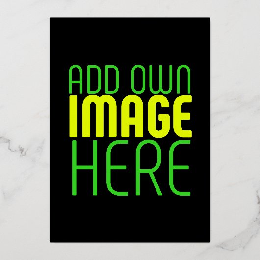 MODERNE BEARBEITBARE, EINFACHE TEMPLATE FÜR SCHWAR FOLIENEINLADUNG (Rückseite)