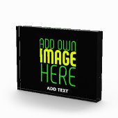 MODERNE BEARBEITBARE, EINFACHE TEMPLATE FÜR SCHWAR FOTOBLOCK (Rechts)