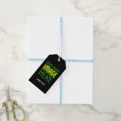 MODERNE BEARBEITBARE, EINFACHE TEMPLATE FÜR SCHWAR GESCHENKANHÄNGER (Mit Garn)