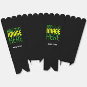 MODERNE BEARBEITBARE, EINFACHE TEMPLATE FÜR SCHWAR GESCHENKSCHACHTEL (Ungeklappt)