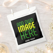 MODERNE BEARBEITBARE, EINFACHE TEMPLATE FÜR SCHWAR GESCHENKTÜTCHEN (Ausgeschnitten)