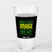 MODERNE BEARBEITBARE, EINFACHE TEMPLATE FÜR SCHWAR GLAS (Vorderseite)