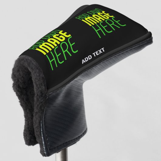 MODERNE BEARBEITBARE, EINFACHE TEMPLATE FÜR SCHWAR GOLF HEADCOVER (3/4 Vorderseite)