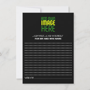 MODERNE BEARBEITBARE, EINFACHE TEMPLATE FÜR SCHWAR HINWEISKARTE